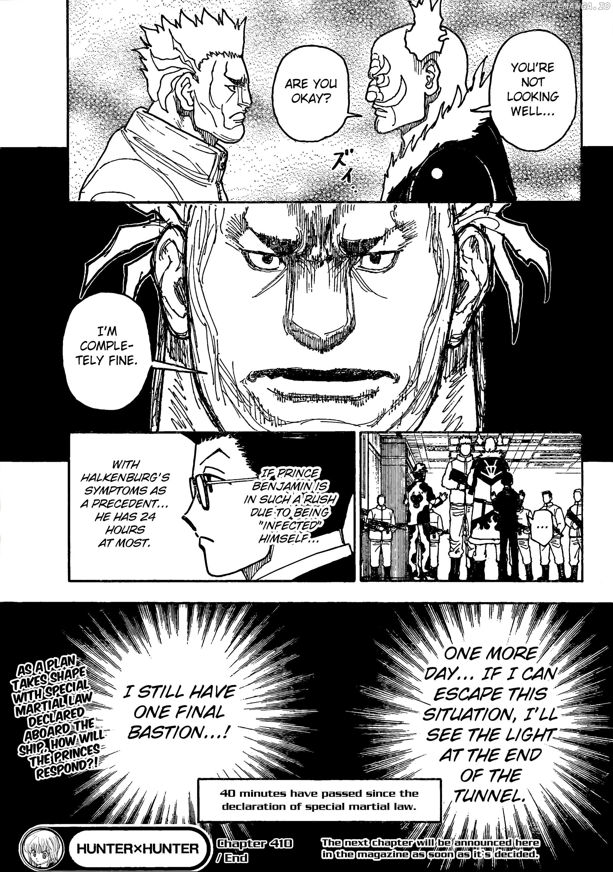 Hunter x Hunter, Chapter 410 image 16